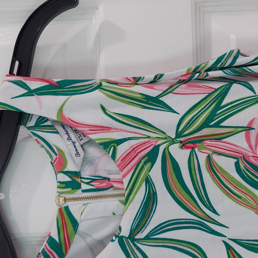 Palm Print Dress - Picture 2 of 7